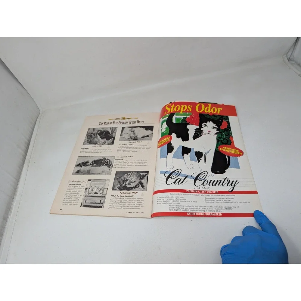 Cats‎ Magazine April 1995 DeLane Matthews Vintage 1990s 90s 50h Anniversary